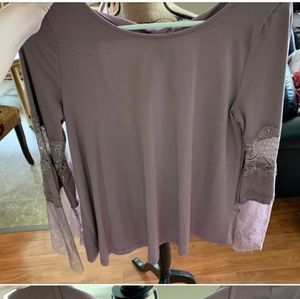 Coco and Jamison purple blouse